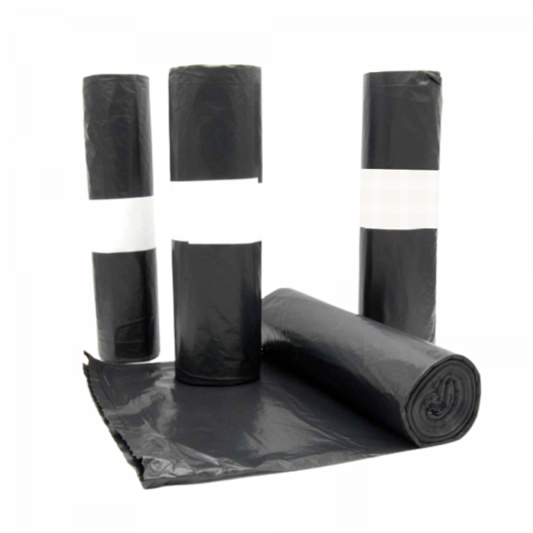BOLSAS 23 X 30 NEGRA ROLLO