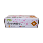 GUANTES LATEX MEDIUM  / SIN POLVO CAJA 100U - Imagen 2