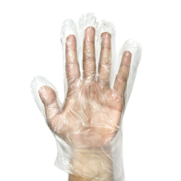 GUANTES POLIETILENO (CAJA DE 100 UND)