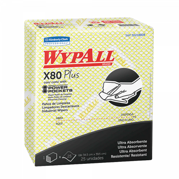 WYPALL  PAQ DE 30 SHEET AMARILLO