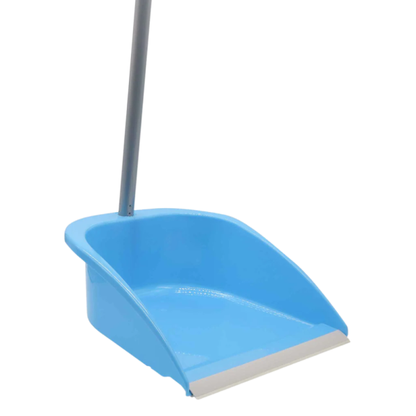 RECOGEDOR PLÁSTICO MANGO METÁLICO/ COLOR VARIADO