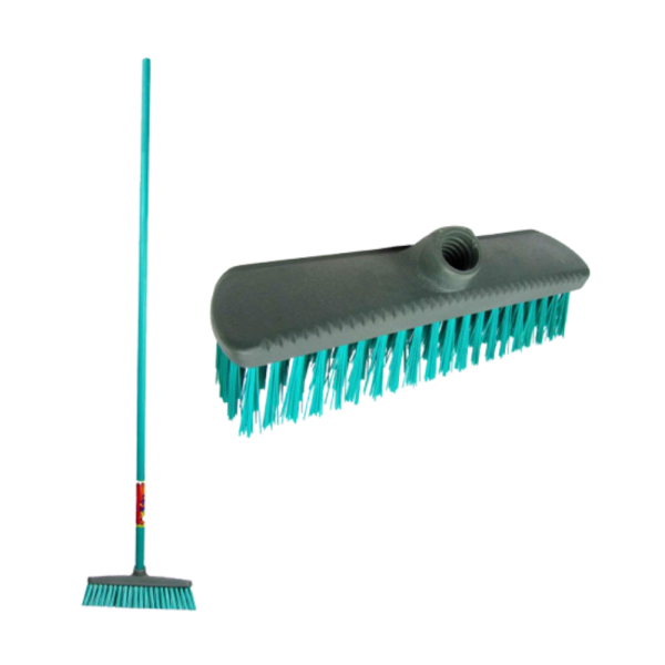 CEPILLO PARA FREGAR CON PALO 27CM