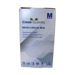 GUANTES DE NITRILO AZUL MEDIUM (CAJA 100 UND) - Imagen 2