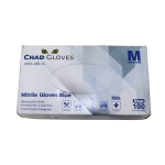 GUANTES DE NITRILO AZUL MEDIUM (CAJA 100 UND)