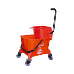 CARRITO ESCURRIDOR VEGA 30-35 LTS ROJO C/PRENSA - Imagen 2