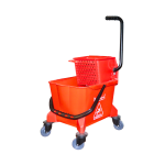 CARRITO ESCURRIDOR VEGA 30-35 LTS ROJO C/PRENSA - Imagen 3