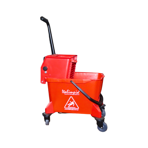 CARRITO ESCURRIDOR VEGA 30-35 LTS ROJO C/PRENSA