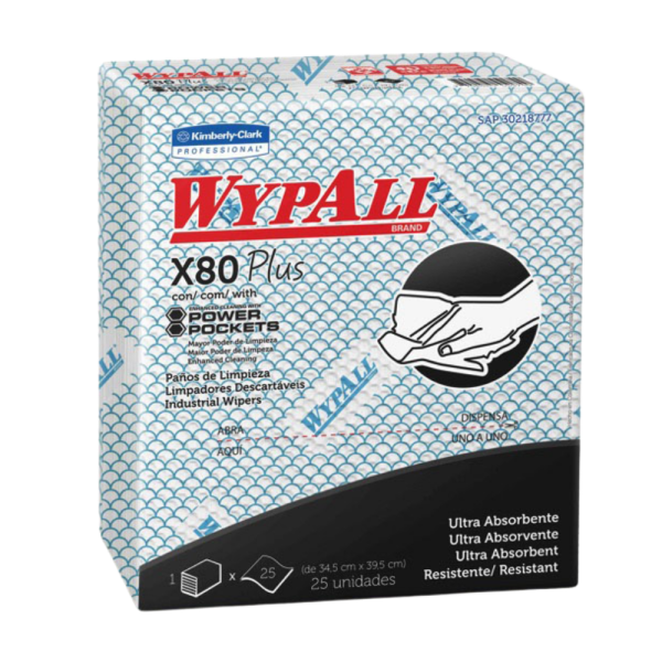 WYPALL  PAQ DE 30 SHEET AZUL