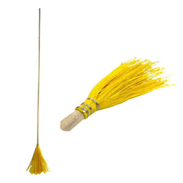 ESCOBILLA COMPLETA PARA TECHO AMARILLO 2 MTS