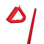 ESCOBA TRIANGULAR PARA JUNTA ROJA COMPLETA - Imagen 3