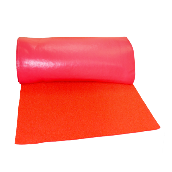 ALFOMBRA SPAGHETTI ROLLO 18 M COLOR ROJO