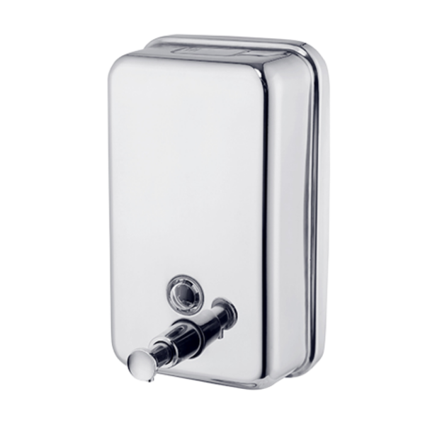 DISPENSADOR  JABON ACERO INOX  HORIZONTAL