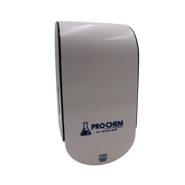 DISPENSADOR DE JABON BLANCO MANUAL RELLENABLE EXT (PROCHEM)