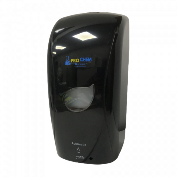 DISPENSADOR AUTOMATICO DE JABON NEGRO RELLENABLE