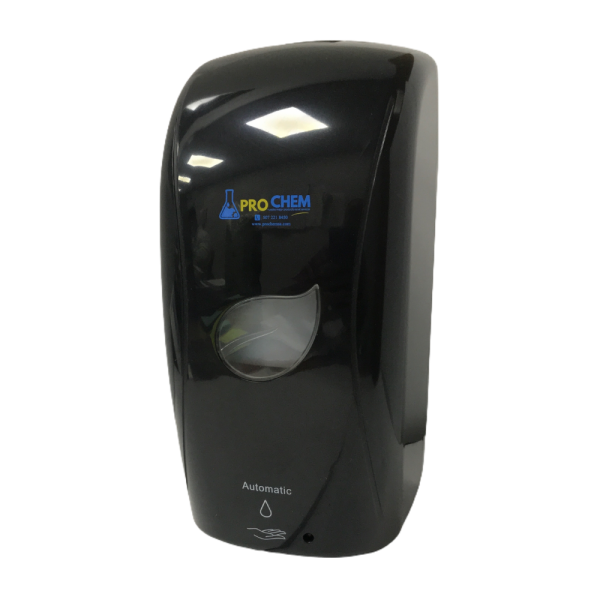 DISPENSADOR AUTOMATICO DE JABON NEGRO RELLENABLE
