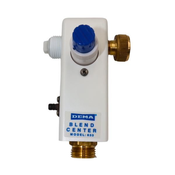BLEND CENTER W BLUE INJECTOR DE MANGUERA/ P203CV- SMALL BARB