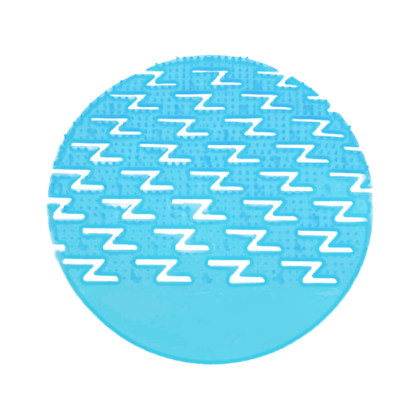 MALLAS URINAL CIRCULAR OLOR A BERRY (CAJA 6 UNIDAD)