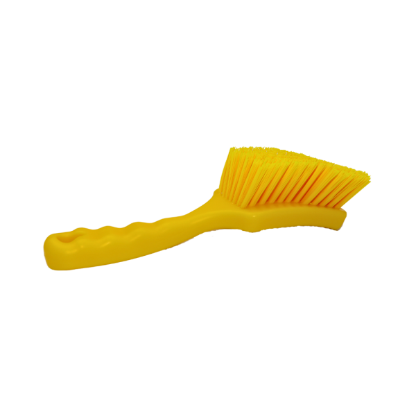 CEPILLO DE MANGO CORTO AMARILLO