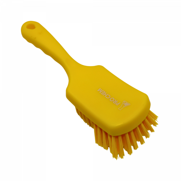 CEPILLO DE MANGO CORTO AMARILLO
