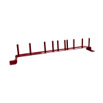 COLGADOR DE KIT DE CEPILLOS ROJO - Imagen 3