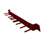 COLGADOR DE KIT DE CEPILLOS ROJO - Imagen 4