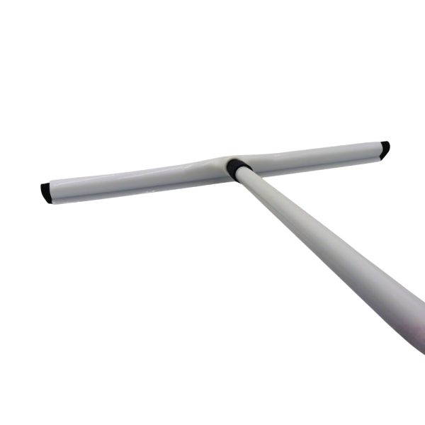 SQUEGGE DOBLE CAUCHO BLANCO COMPLETO  24 PULGADAS