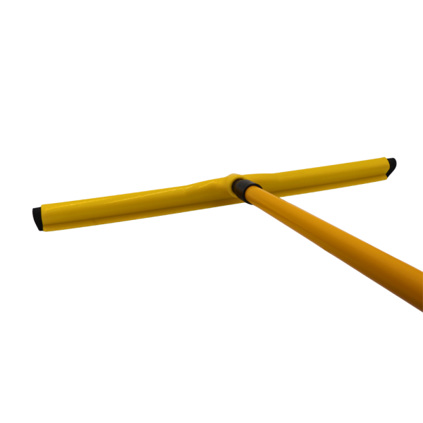 SQUEGGE DOBLE CAUCHO AMARILLO COMPLETO 24 PULGADAS