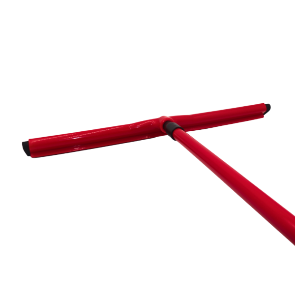 SQUEGGE DOBLE CAUCHO ROJO COMPLETO  24 PULGADAS