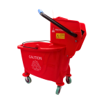 CARRO CON EXPRIMIDOR DE 32 LITROS ROJO - Imagen 2