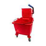 CARRO CON EXPRIMIDOR DE 32 LITROS ROJO - Imagen 3