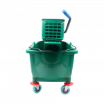 CARRO CON EXPRIMIDOR DE 32 LITROS VERDE - Imagen 3