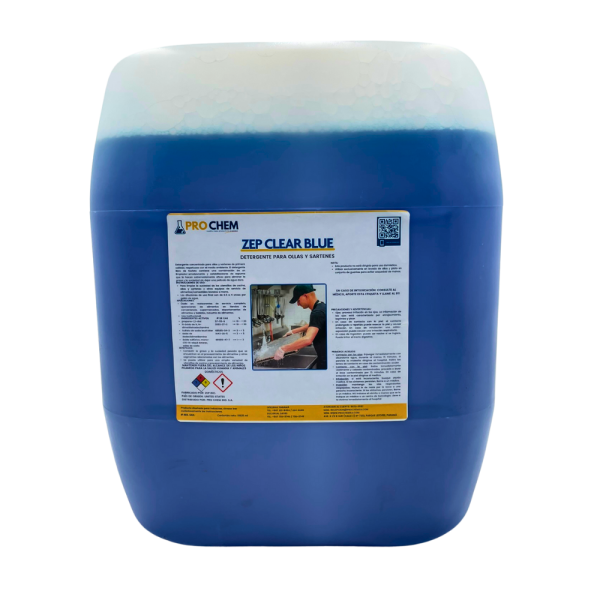 CLEAR BLUE POT AND PAN DETERGENT