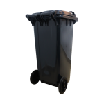 F-BASURERO NEGRO DE 120 LT CON RUEDAS - Imagen 2