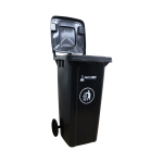 F-BASURERO NEGRO DE 120 LT CON RUEDAS - Imagen 3